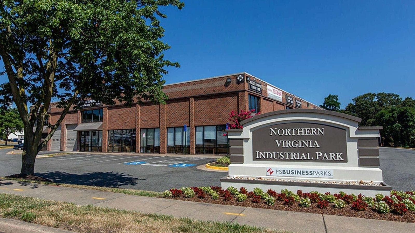 Northern Virginia Industrial Park exterior entrance sign photo